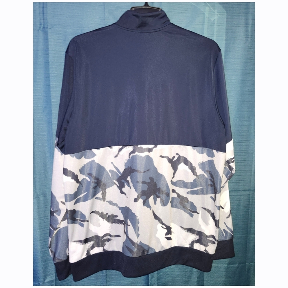 Adidas | Men's Blue Camoflauge Jacket - Picture 5 of 6